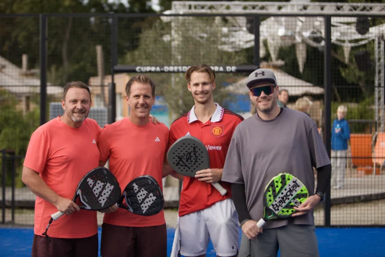 Padel Winterliga 2025 – Spieler:innen auf dem Court in Dresden