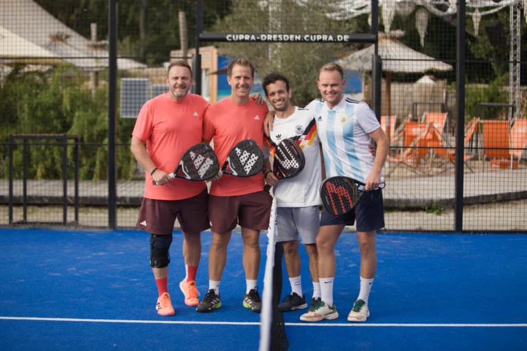 Padel Winterliga 2025 – Spieler:innen auf dem Court in Dresden