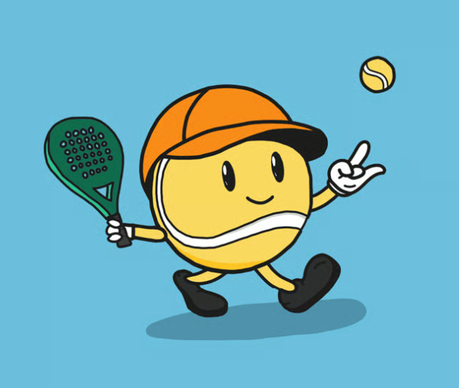 Vamoscluborg Padelite Vamosclub Maskottchen