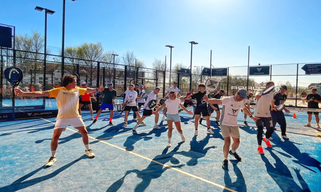 DPV C Trainer Ausbildung in Dresden Praxisteil auf dem Padelplatz