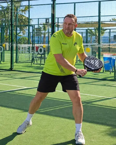 Padel-Trainer Roberto Schiwon in Dresden